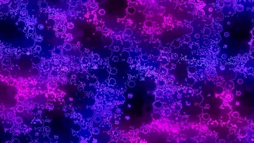 Abstract Neon Glowing Shapes Background Animation