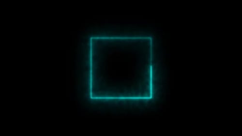 glowing rectangle, Square line spectrum