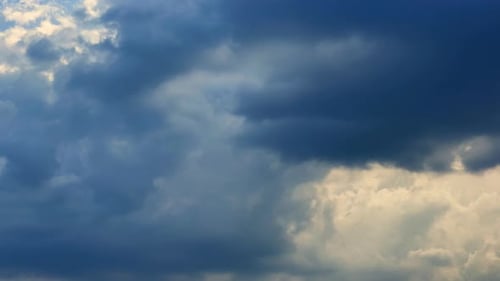 Stunning and Breathtaking Cloud Formations with Vibrant Light Rays Elegantly Filtering Through the