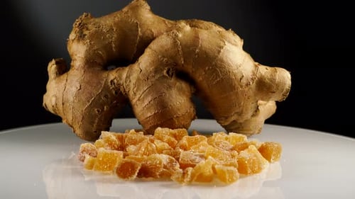 Candied and Fresh Root Ginger