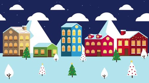 Winteranimation in der Weihnachtsstadt