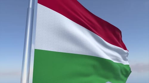 Realistic Waving National Flag Animation