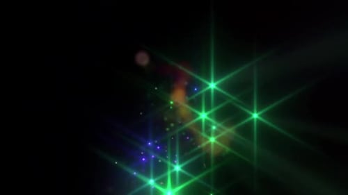 Colorful Sparkling Light Trails Abstract Background