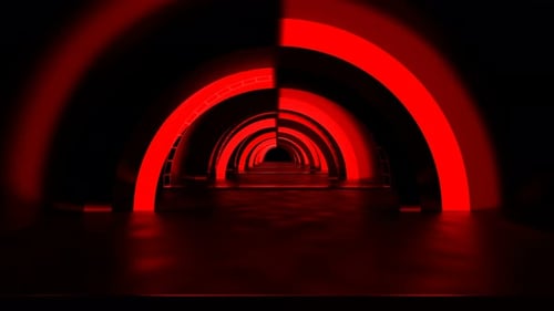 Bucle de fondo de túnel abstracto