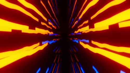 Abstract Glow Lines - 2K