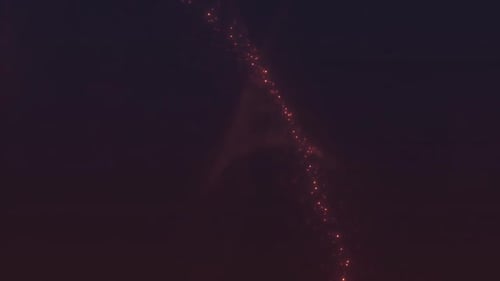 Dynamic Glowing Particle Stream Abstract Background Animation