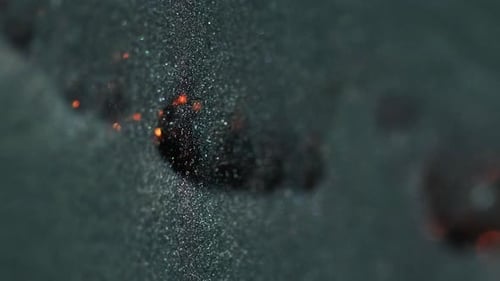 Sand Fragments Shimmer Color Black Blue Green