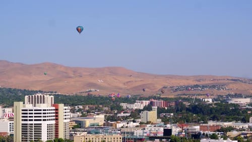 Reno, NV / USA - August 1, 2017: City of Reno, Nevada