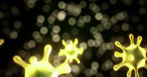 Glowing Microscopic Organisms Abstract Background Loop