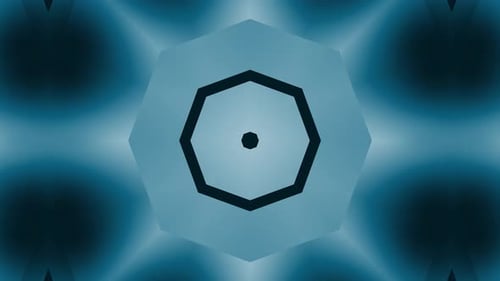 Psychedelia Dance of a Flower of a Kaleidoscope Loop, Animated 3d fireworks. 19