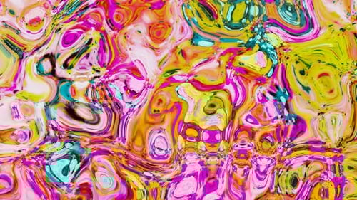 Vibrant Abstract Fluid Color Background Animation