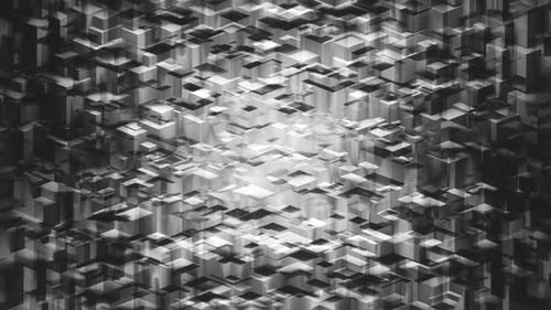 Abstract Geometric Cube Pattern Digital Background Loop