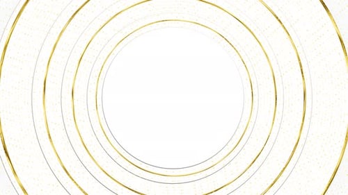 Goldener moderner glänzender Luxus-glänzender Kreis, geometrische Form, kreativer Siegerbildschirm, dunkelschwarzer 3D-Hintergrund