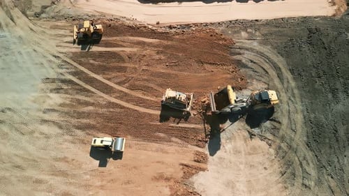 Wide Top Down Shot Footage