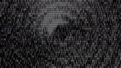 Abstract retro TV noise effect