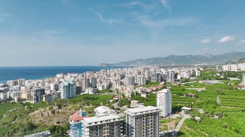 Aerial View Raising Roofs Crafting Dreams Construction's Varied Acts