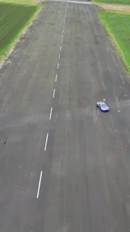 Supercars Trackday on Runway Airport Sports Car Exotics