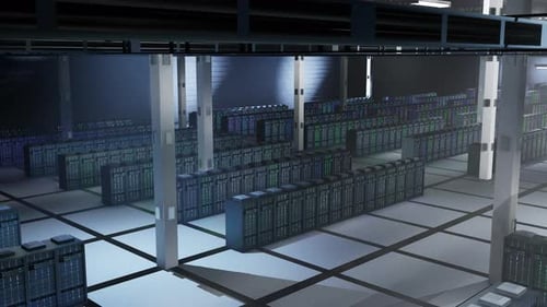 Hardware do hub de servidor gerenciando dados necessários para a mineração de criptomoedas
