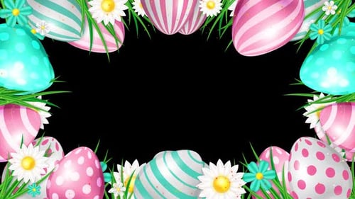Easter Frame Background