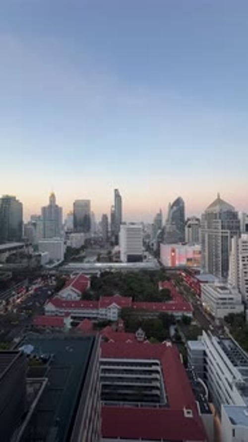 Timelapse video of the city of Bangkok Thailand