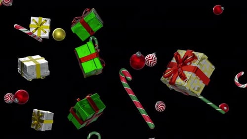 Weihnachtsdekorationen Herbst 4k
