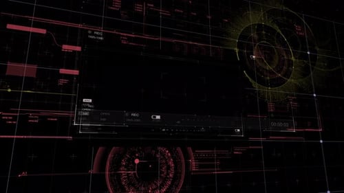 Futuristic HUD Logo Reveal for Technology and Corporate Projects