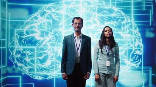 Administradores que utilizan la computación de inteligencia artificial para simular el cerebro humano