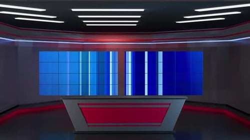 3D Virtual TV Studio News