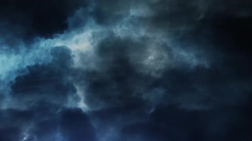 thunderstorms Dark dramatic sky and cloud