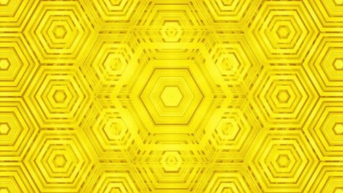 Gelber sechseckiger Hintergrund