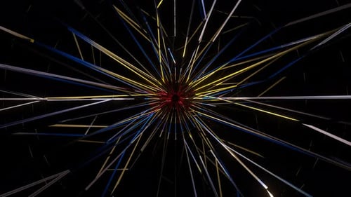 Abstract background with metal lines animation