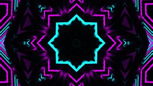 Kaleidoscopic Seamless Loop Background