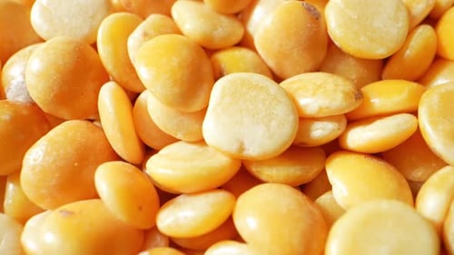 Close-up of Delicious Yellow Split Peas