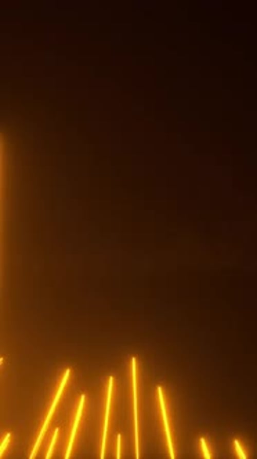 Dynamic Vertical Orange Lines Abstract Motion Background