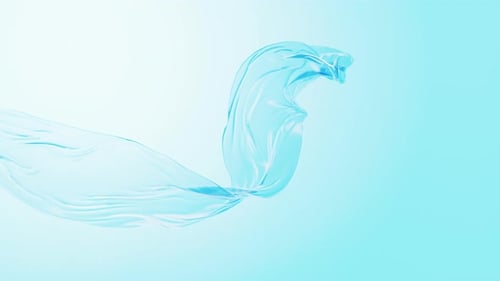 Fließender transparenter Stoffhintergrund