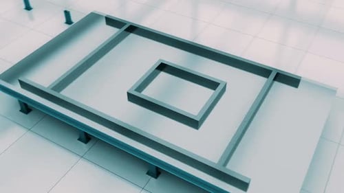 Industrial 3D Printer in Modern Facility