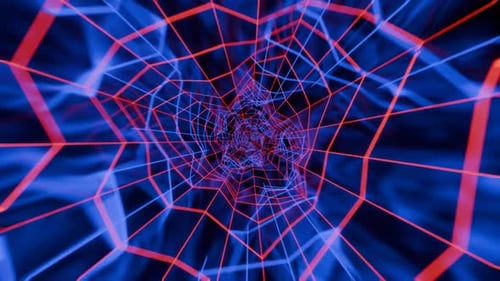 Boucle VJ fascinante du tunnel spatial, idéale pour les visuels en direct