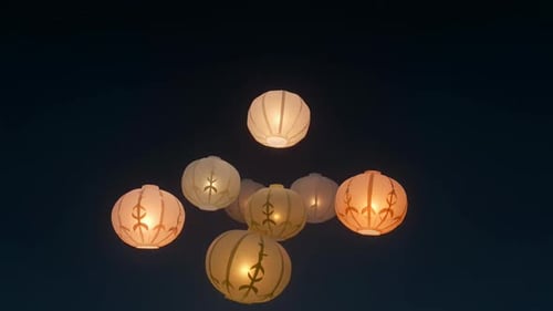 Floating Paper Lanterns