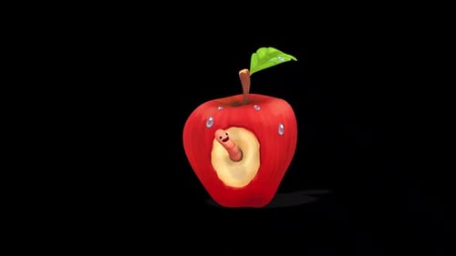 Insekt in der Apple-Front