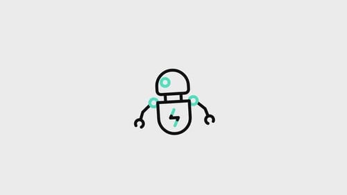Robot Animated Icon V10