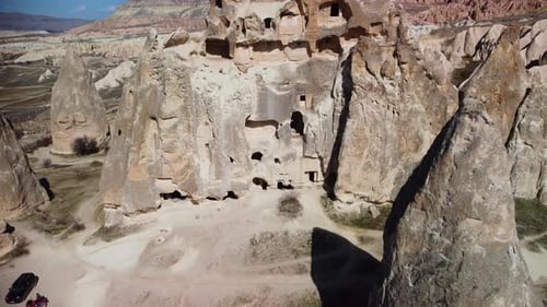 SandStone Castle - Cappadocia Turkeys Fairy Chimneys: Felsformationen, die durch Erosion entstanden sind. Türkiye
.