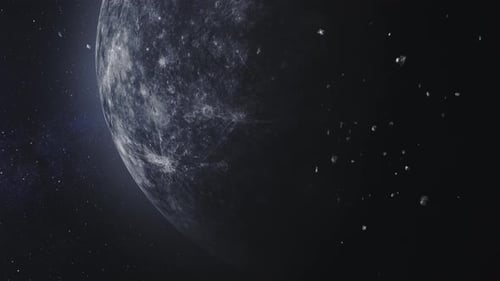 Asteroiden, die den Planeten Merkur im Sonnensystem umkreisen
