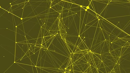 Plexus Background: Abstract Digital Data Network connection technology Plexus Business 4k Loop. 6136