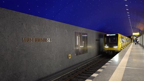 Subway In Berlin Museuminsel