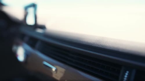 Inside Interior of Prestige Modern Car