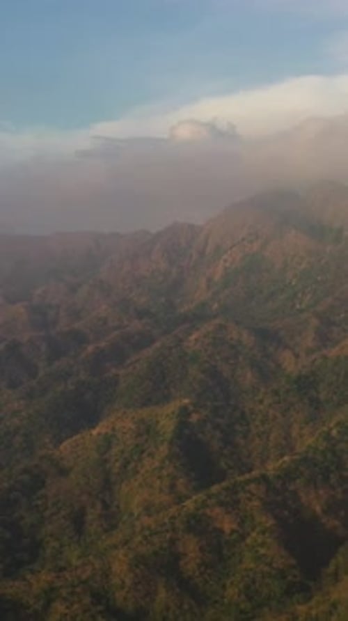 Tropical Landscape with Mountains