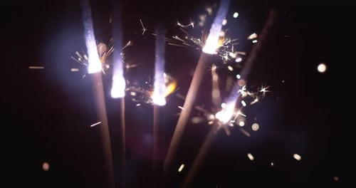 Sparklers Spark in Super . on Phantom Flex
