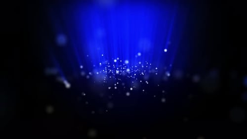 Blue Particles Background Loop