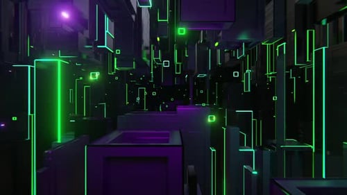 Neon Motion Tunnel 06