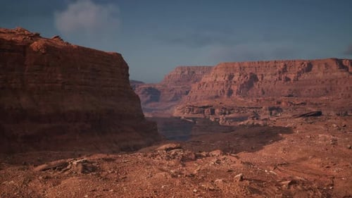 Scenic View of Sunrise in Grand Canyon National Park